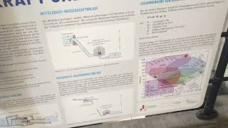 How electricity is made from the water! Power plant on water-Hydro turbine in Lauchringen Germany!