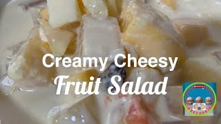 Creamy Cheesey Fruit Salad #frcv