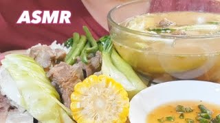 Beef Nilaga (Beef Spareribs Soup) MUKBANG | Slurping ASMR (Eating Sounds)