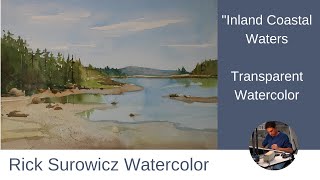 Watercolor Tutorial: "Inland Coastal Waters"