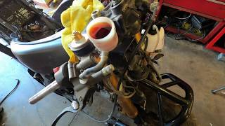 2005 Kawasaki ZX10R copart walk around tear down