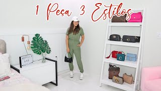 3 LOOKS DIFERENTES com o MESMO MACACÃO