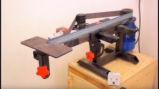 How to Make this 2x72" Belt Grinder | Small Wheel Attachment