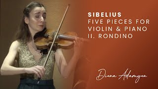 Sibelius Five Pieces For Violin & Piano II. Rondino // Diana Adamyan, violin & Renana Gutman, piano