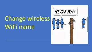 Change your wireless WiFi name|TP link router wireless wifi name.