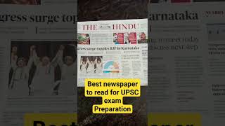 Best newspaper to read for UPSC exam preparation. #upsc #upscmotivation #upscpreparation #upsc2023