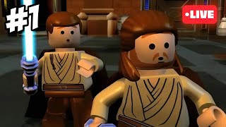 🔴 (LIVE) LEGO STAR WARS: THE COMPLETE SAGA - EP 1: A AMEAÇA FANTASMA! #01