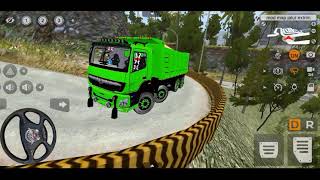 Hard meterial 12 wheels Truck off road driving ! #truckdriving