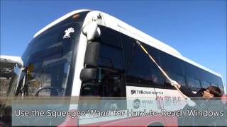 Cleaning Buses with STEAM (OPTIMA STEAMER)