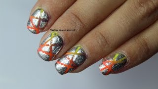 Video tutorial #146 Nail art,UNGHIE CORTE,sfumata con mix di colori, Summer\Estate 2016 -By Flaylook