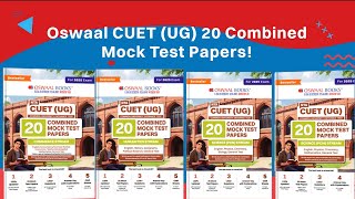 CUET UG 20 Combined Mock Test Papers For 2025 Exam | Oswaal Books