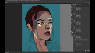 Painting in Photoshop timelapse (source) 2018 10 26