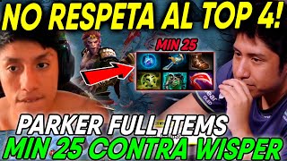 😱NI WISPER PUEDE PARAR EL FARM DE PARKER! TERMINA FULL ITEMS CON SU MONO EN SOLO 25 MIN VS WISPER!