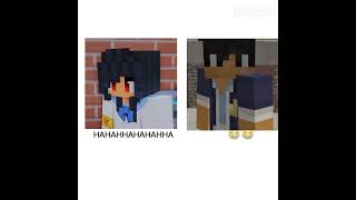 Aphmau:🤣🤣🤣 Aaron: 😭😭 #gachameme