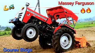 Massey ferguson 7250 Cultivator Demo