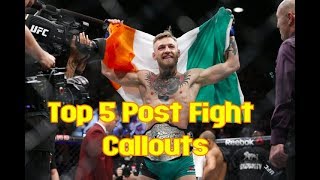 Top 5 UFC Callouts - SB MMA