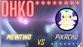 OHKO* 7 Star PIKACHU : Mewtwo Showcase & Guide