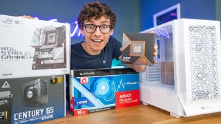 The BEAUTIFUL All White Gaming PC Build 2024! 😍 7900 GRE, Ryzen 9 9900X w/ Gameplay Benchmarks!