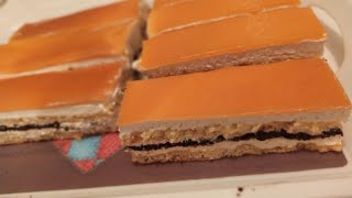 caramel slice طريقة تحضير طرانش بذوق الكراميل