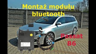 Montaż modułu bluetooth do Passata B6