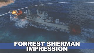 World of Warships - Forrest Sherman Impression