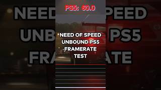 NFS Unbound runs @ 60fps on PS5! 😲