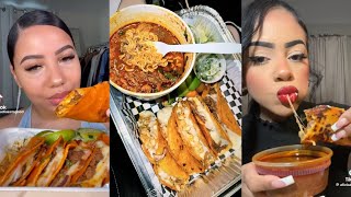 1 HOUR⚡️BIRRIA Mukbang🌯⚡️| ASMR| TIKTOK Comeback |(tacos,ramen,pizza,fries)PART-12