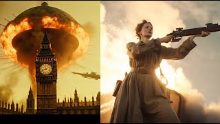 [AI art] "Suffragettes vs Aliens" (2016) by Michael Bay and Zack Snyder