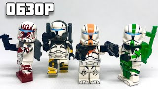 Обзор фигурок LEGO Star Wars: Republic Commando от Clone Army Customs, отряд Дельта