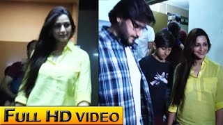 Sonali Bendre’s Family Time At Juhu PVR