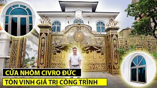 CỬA NHÔM  CIVRO ĐỨC - TÔN VINH GIÁ TRỊ CÔNG TRÌNH | CỬA NHÔM TOPVIS