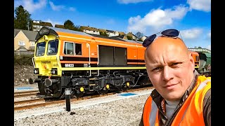 UK Trains & Railways | Seriously Big Freight Trains at the New Peak District Quarry