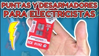 ✅Desarmadores y puntas para SISTEMAS ELÉCTRICOS ⚡️⚡️