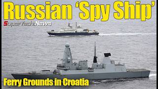 VIDEO: Superyacht DOUBLE Near Miss | Russian 'Spyship' Escorted from Irish Waters | SY News Ep404