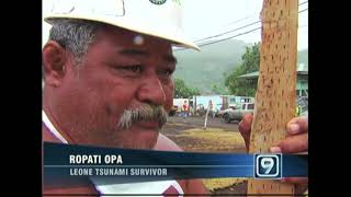 I told her "don't give up, and she said let me go"... heartbreaking stories from tsunami in Samoa