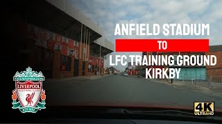 Anfield Stadium To Liverpool FC New Training Ground Kirkby X4 Timelapse