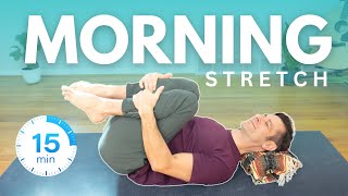 15 min Morning Yoga Stretch (Simple Routine to Wake Up and FEEL GOOD)