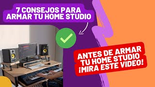 7 CONSEJOS para ARMAR tu HOME STUDIO, en ARGENTINA 2022