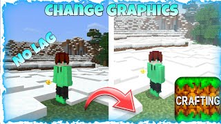 How To Change Graphics In Crafting and Building | Tutorial | Gameplay | Drago Boy