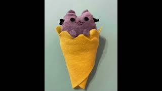 Кот ПУШИН Мороженое🍦 своими руками Как сшить игрушку/ pusheen cat #shorts #diytoys #pusheenthecat