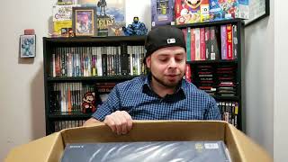 Unboxing a special item.