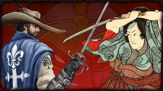 Could a Samurai with Katana Beat a Musketeer with Rapier?