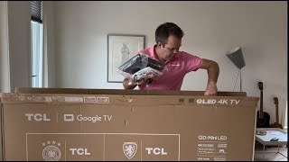 2024 TCL 75" C855 unboxing and wall mounting