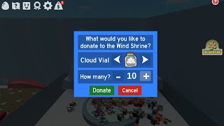 Donating Cloud Vials until I get Windy Bee | Part 3 | 10 Cloud Vials