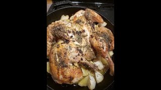 Roasted Spatchcock Chicken