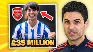 Arsenal's £35 Million TRANSFER For Kaoru Mitoma? | Fabrizio Romano Reveals Midfield Target!