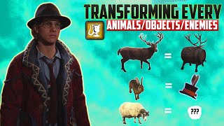 Transformation Spell On ALL Animals, Objects and Enemies I Could Find In Hogwarts Legacy