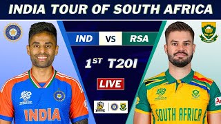 INDIA vs SOUTH AFRICA 1st T20 MATCH LIVE SCORES | IND vs SA MATCH LIVE COMMETNARY | IND BAT