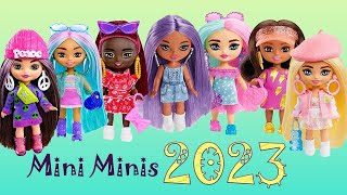 Extra Barbie Fashionistas Mini Minis Girls by Mattel New Dolls 2023!