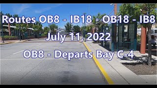 Routes OB8 -IB18 -OB18 -IB8